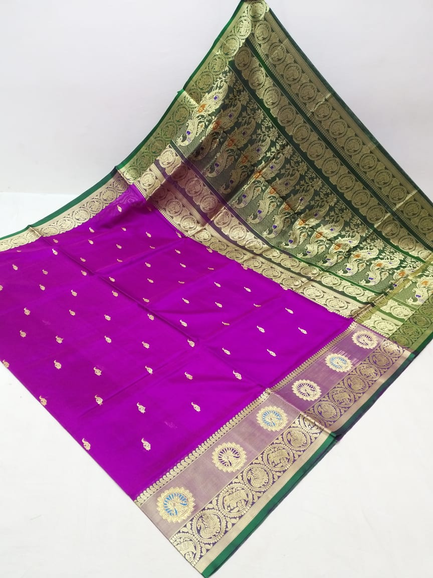 Pure Silk Peshwai Teal & Pink Combination Saree - Ladykart - Buy Saree  Online in India | Ladykart