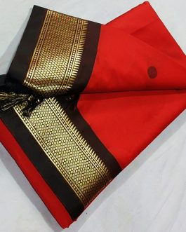 Dollar Sico Silk Paithani Red and Black