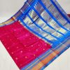 semi erkal paithani pink blue