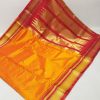 semi erkal paithani yellow red