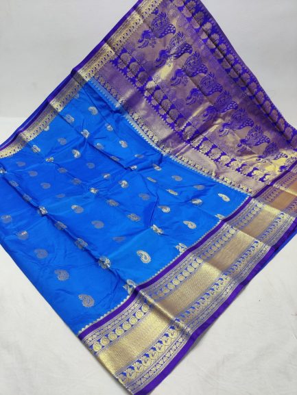 mahalsa paithani blue