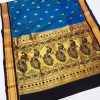 priya kadiyal paithani Blue black