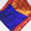 pure silk erkal blue red