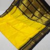 Pure Silk Erkal Paithani yellow black