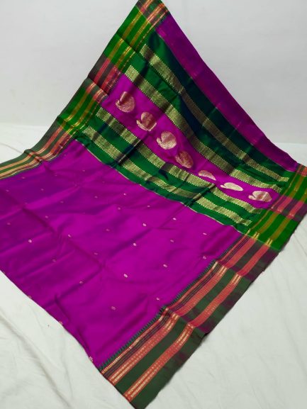 pure narayanpeth purple green