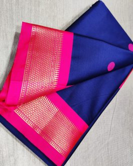 Dollar Sico Silk Paithani Blue and Pink