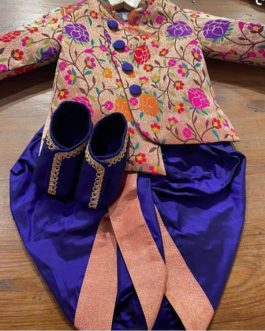 Paithani Dress Jacket and Dhoti