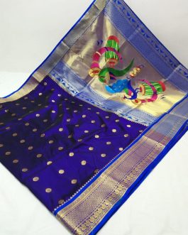 Star Mahalsa Paithani Blue